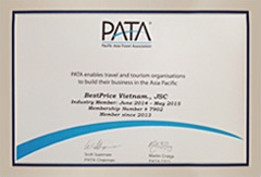 Chứng nhận của PATA - Công Ty Du lịch BestPrice - BestPrice Travel